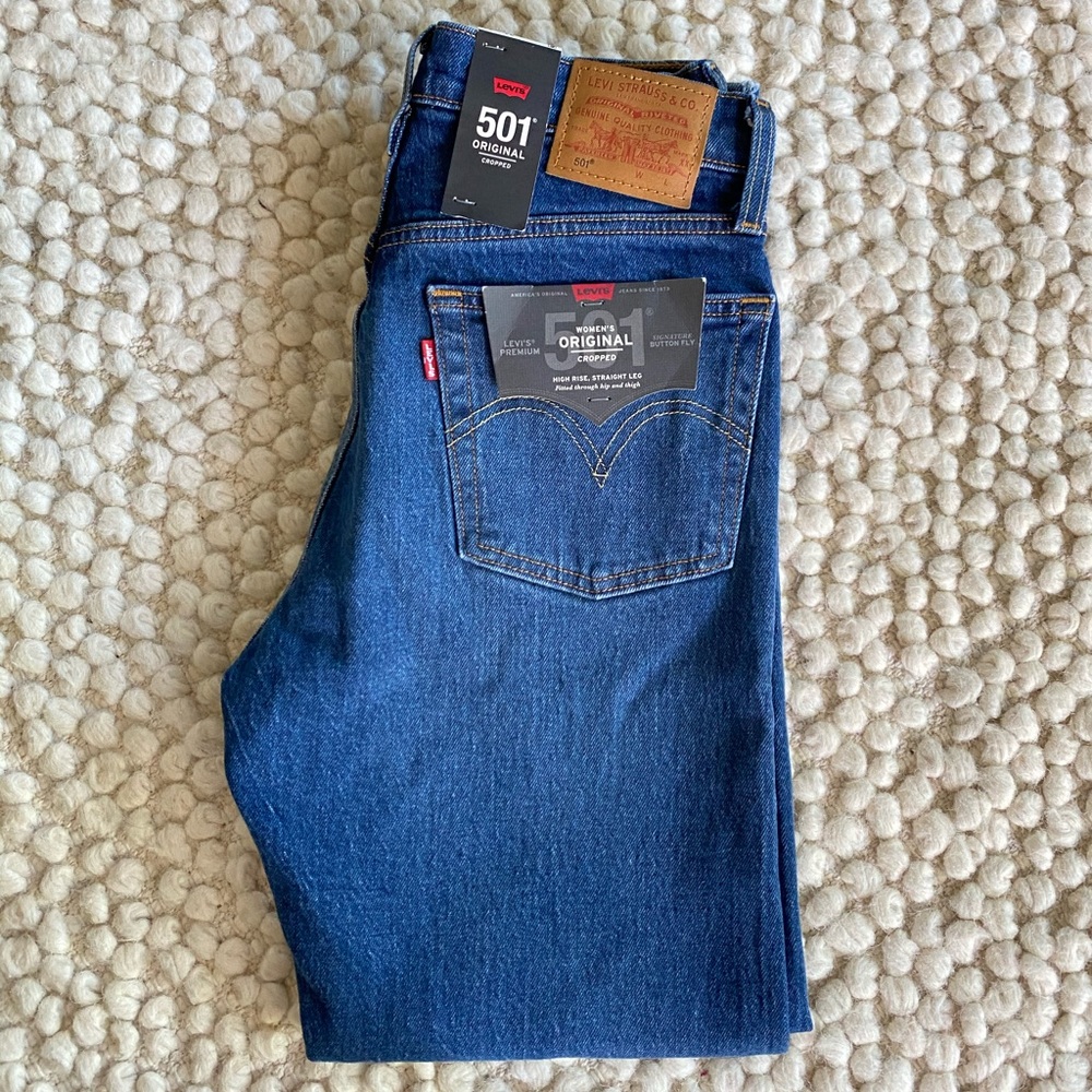 NWT Levi’s 501 Original Cropped Women’s Sz 26